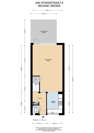 Floorplan - Jan Steenstraat 8, 6181 DC Elsloo